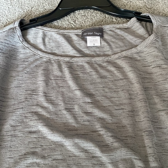 JORDAN TAYLOR GOFRET SIDE SHIRRED BOAT NECK TUNIC beach  size S​ - Picture 4 of 4